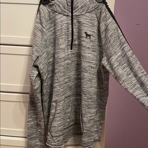Victoria’s Secret Quarterzip Gray Medium